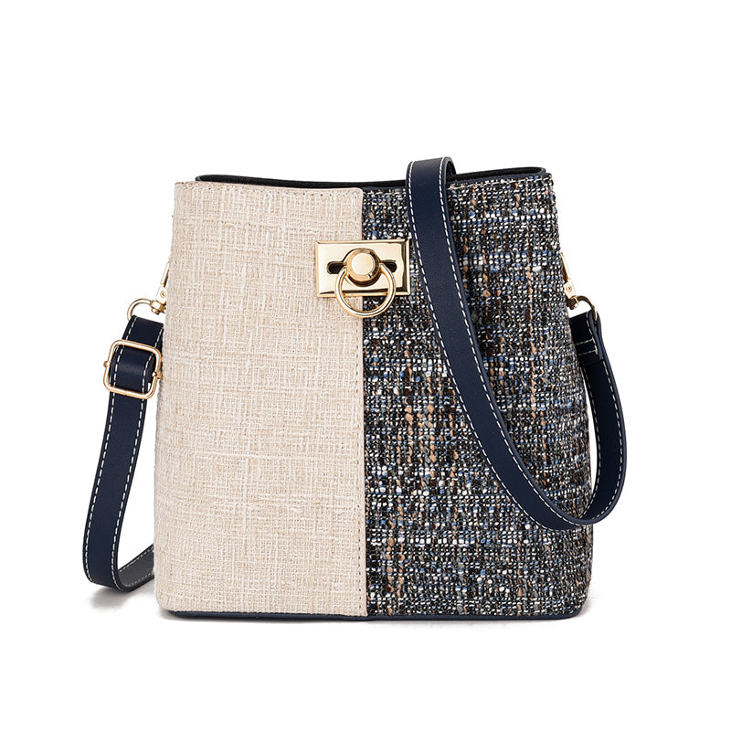 Luxury PU Leather Bucket Bag for Women | Chic Crossbody Shoulder Purse | Vintage Fashion Handbag
